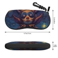thumbnail image 2 of Xecao Dreamy Jester Under Stars for Eyeglass Case Soft Shell, Portable Sunglass Case, Fashionable Eyeglass Case with Zipper, Lightweight, 2 of 6