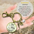 thumbnail image 6 of Baby Loss Memorial Gutsy Goodness Bronze Keychain For Mom God Has You In Arms Heart Miscarriage Jewel Gift, 6 of 7
