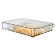 thumbnail image 1 of Recipiente de plástico para almacenamiento de alimentos con tapa y asa para cocina, despensa, armario, nevera y congelador - organizador para aperitiv, 1 of 1