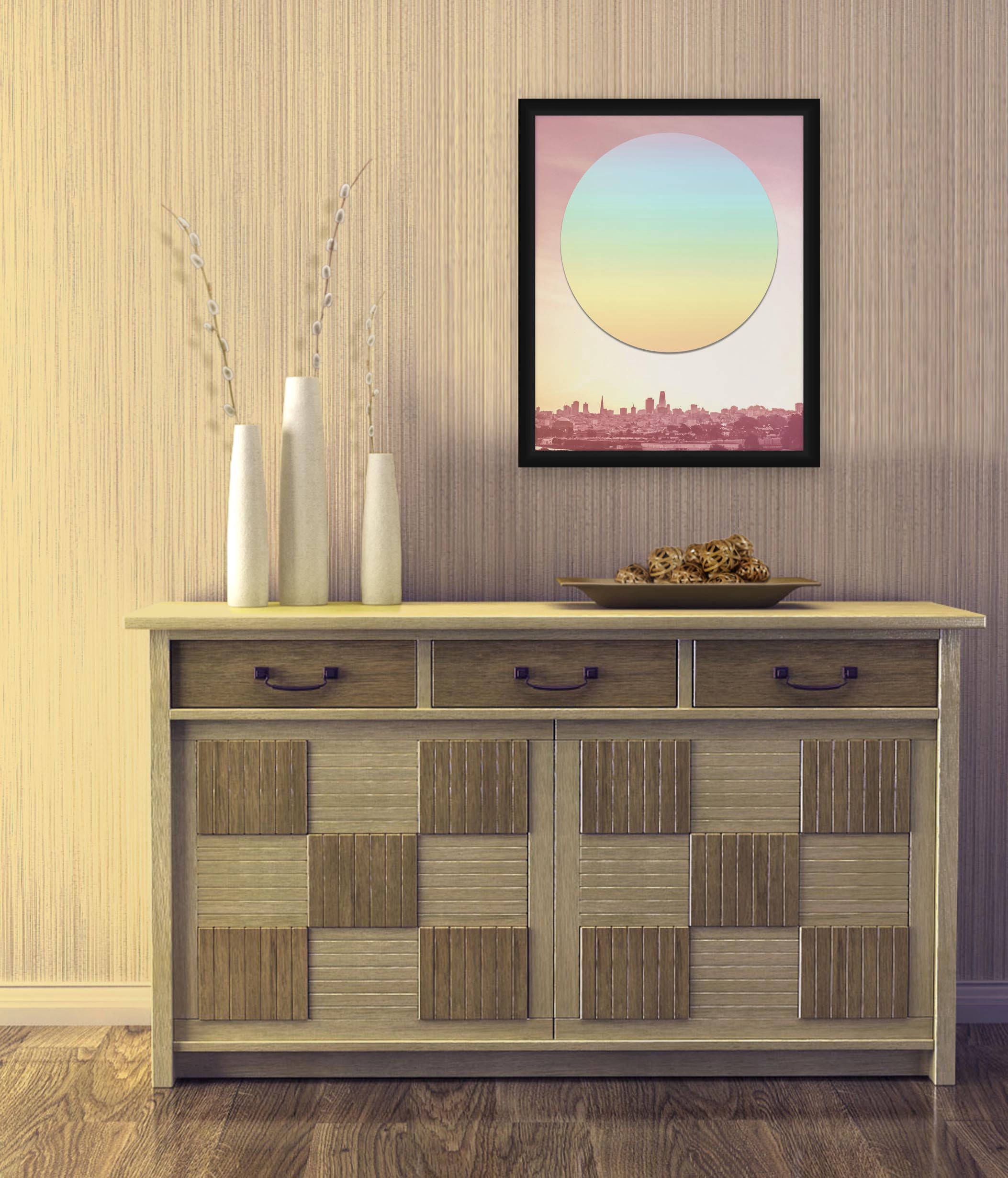 PTM Images Graphic Prints Moons Framed Art Prints