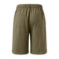 thumbnail image 5 of Bcfgryg Male Summer Casual Solid Short Pant Button Short Trouser Pant Pocket Short Fashion Short Men's Straight Leg Casual Pants, 5 of 5