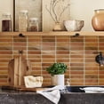 thumbnail image 3 of DEWOO 10 Sheet Peel and Stick Backsplash Tile,3D Self Adhesive Wall Tiles Stick on Backsplash for Kitchen,Bathroom,Camper (12"×12",Orange), 3 of 14