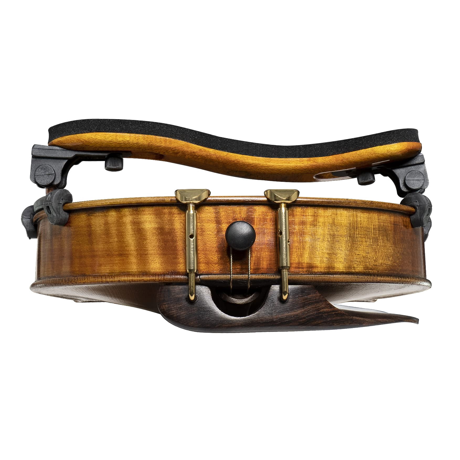 MI&VI Violin Shoulder Rest - Real Maple Wood | Collapsible | Adjustable | Height Adjustable Feet | Excellent Support Grip (Violin 4/4-3/4& Viola 14"-13")