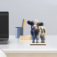 thumbnail image 4 of Soumake Ornament Wooden Highland Cow Cute Cartoon Design Vivid Appearance Fine Workmanship Home Table Craft Ornament, 4 of 8