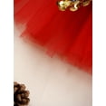 thumbnail image 7 of Zaldita Kids Girls Christmas Elf Costume Santa Claus Cosplay Sequin Ballet Dance Xmas Dress Green 4, 7 of 7