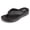 Black, variant on Women’s Aztec Knit Flip Flops, Cushioned Thong Sandals with Soft Toe Post, Lightweight Non-Slip Comfort Sandals, Casual Summer Flip Flops for Women.