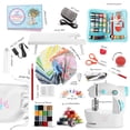 thumbnail image 3 of Virtu 122 PC Mini Portable Sewing Machine for Beginner, Kids Sewing Machine and Adults Craft Supplies, Baby Blue, 3 of 10