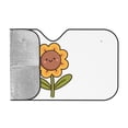 thumbnail image 2 of ZICANCN Car Sun Shades Front Windshield, Funny Cartoon Smile Face Automotive Front Window Sun Shield Visor, Medium Size, 2 of 9