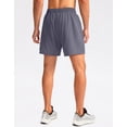 thumbnail image 3 of Pantalones cortos para correr Pudolla para hombre con bolsillos con cremallera, 3 of 7