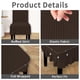 thumbnail image 4 of Fundas para Sillas de Comedor Elásticas Easy-Going 4 piezas Chocolate, 4 of 7