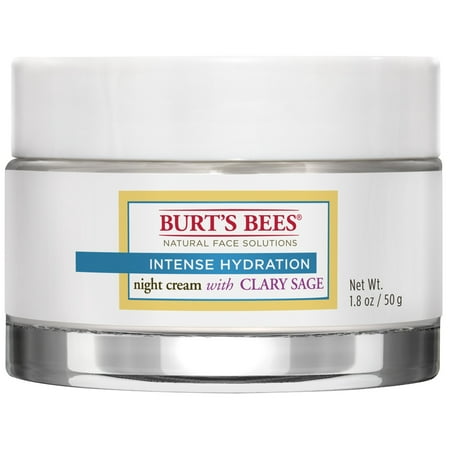 Burt's Bees Crème Intense Hydratation Nuit, 1,8 Onces