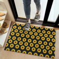 thumbnail image 2 of Black Yellow Sunflower Pattern Door Rugs,Washable Non Slip Door Mats Indoor,Decorative Door Mats,Entry Mat Indoor for Entrance,Bedroom,Kitchen,Bathroom,20"x32", 2 of 6