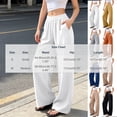 thumbnail image 3 of Ndbuld Womens Sweats Fashion Women Casual High Waist Pocket Pants Pants Comfortable Casual Pants,Orange,S, 3 of 3