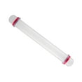 thumbnail image 1 of Non Stick Plastic Rolling Pin with Ring, Fondant Cake Cookie Dough Roller Baking Tool, 1 of 7