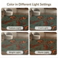 thumbnail image 7 of ODIKA Battle Motif Martial Scroll Folk Versus Striped Tibetan Tiger Snake Playful Foldable Easy Care for Queen Size Bedroom, Under Bed, Master, 7 of 7