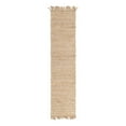 thumbnail image 3 of Unique Loom Braided Jute Collection Area Rug - Assam (2' 2" x 8' Runner Natural/Ivory), 3 of 12