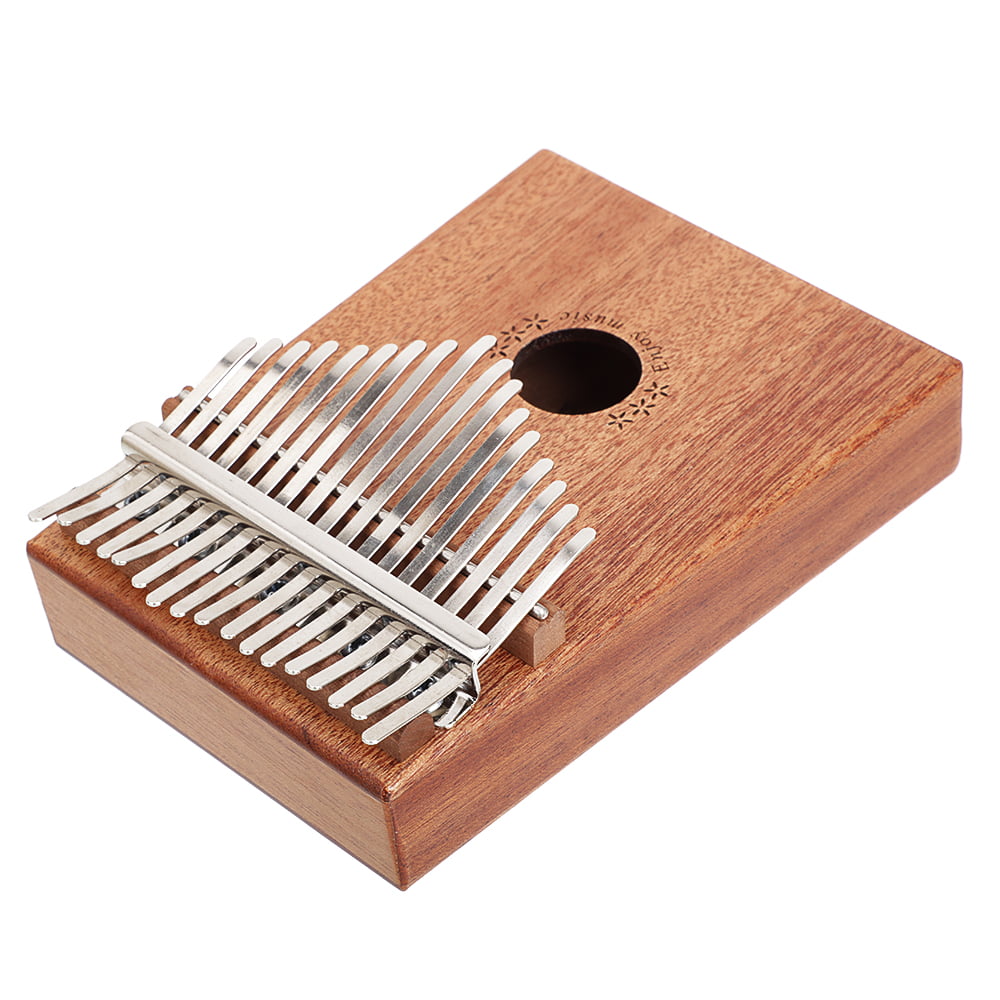 Kalimba Thumb Piano 17 Keys， Portable Mbira Colimba Music Finger Piano  Gifts for Kids and Adults Beginners with Tuning Hammer and Study Instruction