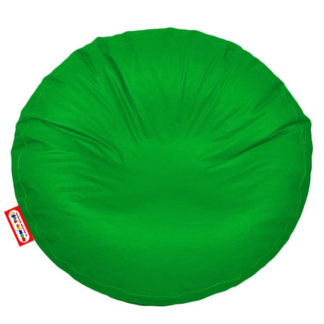 Sillón Puff Mundo Puff Circular Grande 100x50cm verde Grande Mundo Puff Circular Grande