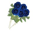thumbnail image 4 of 5 centros de mesa de flores artificiales para San Valentín, decoración para el hogar. Azul, 4 of 9