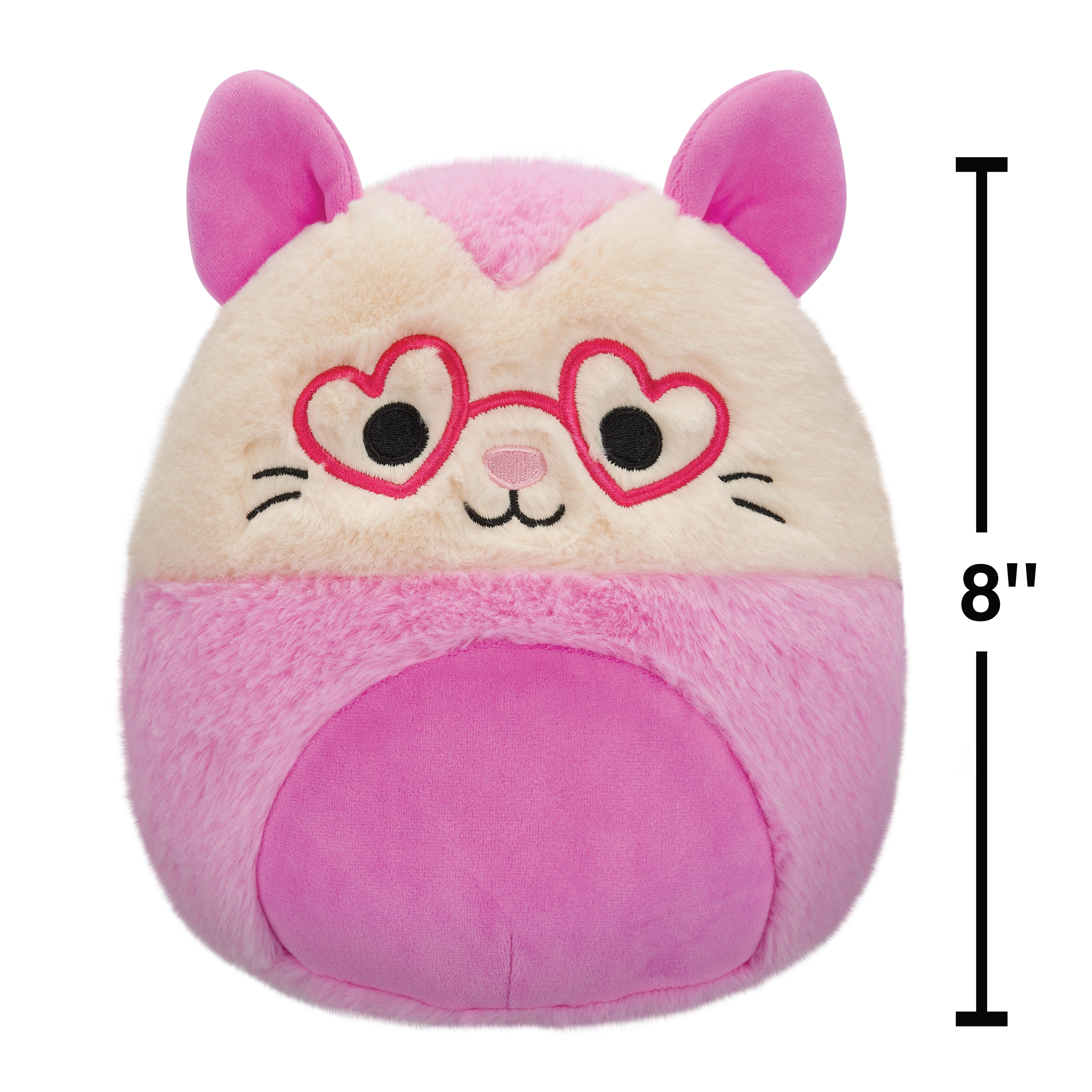 Squishmallows FuzzAMallow Official 8 inch Chambless the Pink