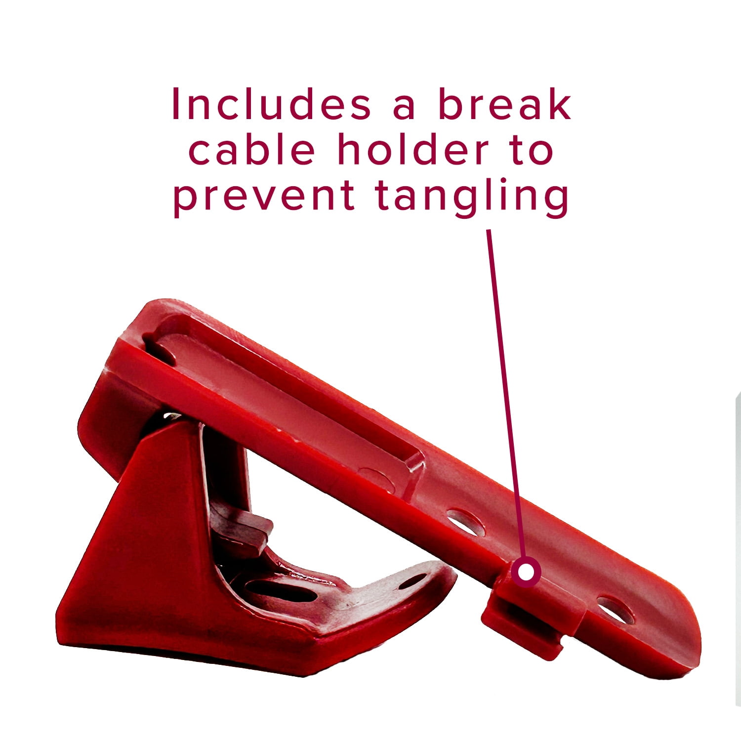 AlveyTech Red Plastic Hook & Latch Set for the GOTRAX GXL V2, XR