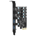 thumbnail image 1 of Adaptateur de Carte PCIE vers USB 3.0 4 Ports pour PC de Bureau, Supporte WindowsXP/7/8/10, 1 of 7