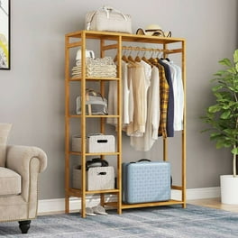 Better Homes Gardens Farmhouse Gray Wood and Metal Garment Rack Walmart