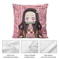 thumbnail image 5 of Kamado Nezuko Pillow Case Soft Pillow Cover Pillowcase Decorative Cushion Cover Home Decor 18 "x18 ", 5 of 8