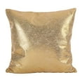 thumbnail image 1 of SARO 1793.GL20S 20 in. Square Shimmering Metallic Design Down Filled Throw Pillow  Gold, 1 of 2