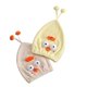 thumbnail image 4 of Gorro/toalla de secado de pelo de terciopelo coral con diseño de pollito de dibujos animados, súper absorbente y de secado rápido, ajuste elástico., 4 of 5