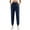 Dark Blue, variant on FAIWAD Women Tapered Joggers with Pockets Casual High Waist Sweatpants Quick Dry Athletic Workout Trousers