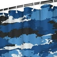 thumbnail image 3 of Military Camo Shower Curtain 72x72 Inch - Tactical Army Woodland Camouflage Waterproof Bathroom Curtain with 12 Hooks, Fade-Resistant Polyester Quick-Dry Machine Washable for Home Hotel Outdoor, 3 of 4
