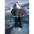 thumbnail image 1 of Drill Diamond Painting (DE3508) 5D DIY Kit de bordado de punto de cruz completo (Elephant01) 50x70cm FLhrweasw Nuevo, 1 of 1