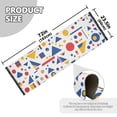 thumbnail image 5 of Yayeee Runner Rug for Bedroom 2'x6' Machine Washable Hallway Non Slip Mat, Simple Shapes, 5 of 8
