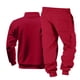 thumbnail image 4 of Kalauyu Men's Tracksuit 2 Piece Half Zipper Sweatsuit Sets Casual Jogging Athletic Suits, 4 of 9