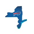 thumbnail image 1 of Buffalo Bills Sign Wood Logo State Design, 1 of 1