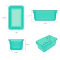 thumbnail image 5 of Pen+Gear Plastic Small Cubby Bin, Craft and Hobby Storage, Tint Green, 5-Pack, 5 of 10