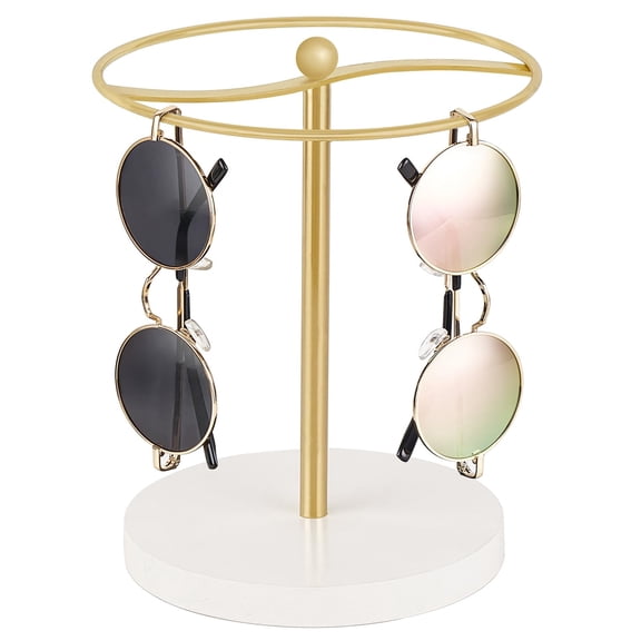 Emlimny Sunglass Organizer Glasses Holder Stand Sunglass Storage Display Eyeglasses Rack for up to 12 Pairs of Eyewear Glasses for Table Dresser Desk Countertop Bedroom
