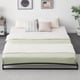 thumbnail image 3 of 6 - pulgada king size low marco de cama: heavy - duty metal platform, no box spring, noise - free, non - slip, fácil montaje, negra, 3 of 7