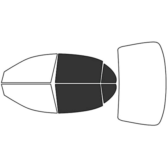 Rvinyl Window Tint Kit Compatible with Suzuki Verona 2004-2006 - Back Precut Kit - 20%