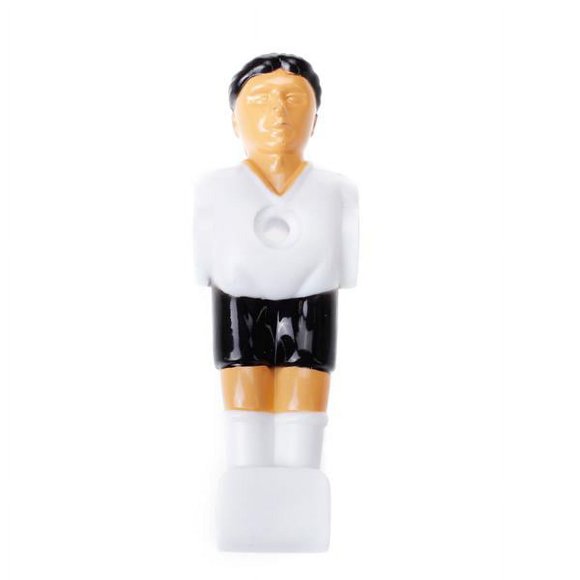 Accesorios para figura de futbolín de plástico resistente de 4,3 pulgadas Blanco