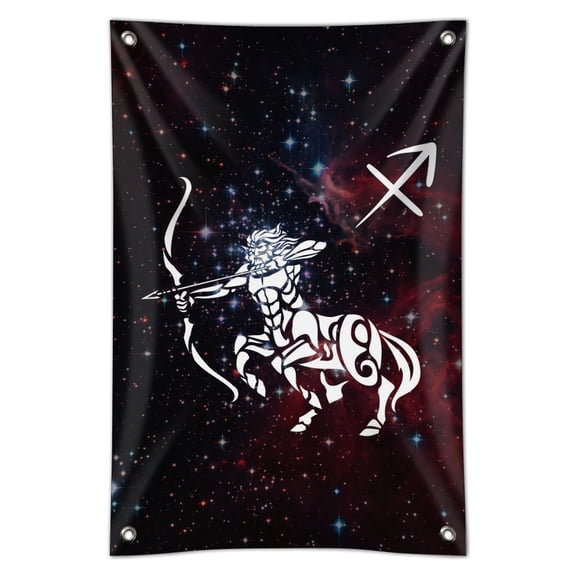 Sagittarius Archer Zodiac Sign Horoscope in Space Home Business Office Sign