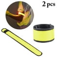thumbnail image 2 of 2PCS LED Light up Band Night Safety Glow Arm Band Slap Bracelet for Running, 2 of 10