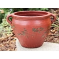 thumbnail image 5 of U.S.Sourcing Inc. Earthen Ware Weathered Egyptian Terracotta Vessel/Planter distressed burnt red, 5 of 6