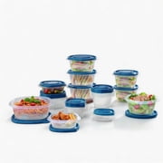 Mainstays Semi Durable 42-Piece Plastic Food Storage Container Set