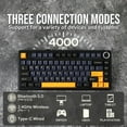 thumbnail image 5 of AULA F75 81-Key Wireless Hot Swappable Mechanical Gaming Keyboard, RGB, Knob, 4000 mAH Battery, Normal/ Patterned Keycap, 5 of 15