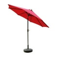 thumbnail image 3 of Bellini UA90AZA222 9 ft. Market Umbrella with Windvent, Automatic Tilt Dura-Fast, Aruba, 3 of 9