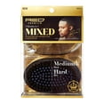 thumbnail image 7 of Red Premium X Bow Wow Medium Hard Hair Brush for Men 360 Wave Brush 2 Bristles In 1 Mixed Boar Brush (Palm Brush with Case), 7 of 7