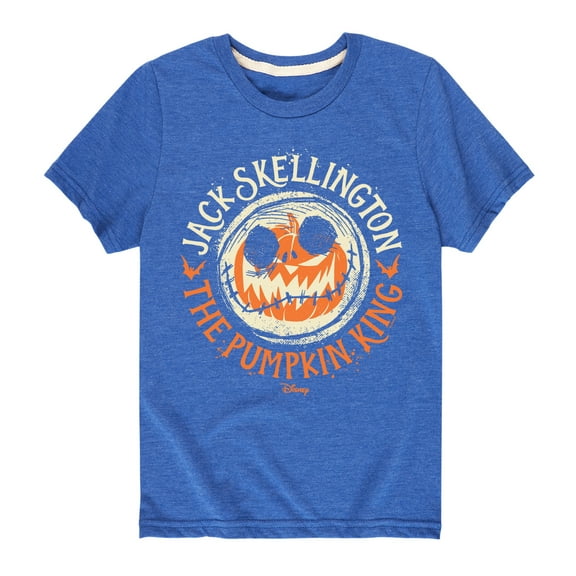 The Nightmare Before Christmas - Jack Skellington Pumpkin King - Youth Short Sleeve Graphic T-Shirt