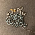 thumbnail image 2 of Handmadetneonsign Hello Winter Neon Sign, Christmas Snowman Winter Wall Art Decor, Home Kid Room Wall Decor, 2 of 5